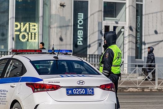 В Новосибирске сотрудники ДПС помогли беременной доехать до роддома